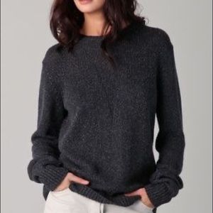 T by Alexander Wang Silk Cotton Pullover